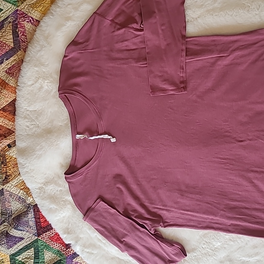 Lululemon Maeve To The Point Long Sleeve Assymetical Hem Side Tie Top - Picture 2 of 8